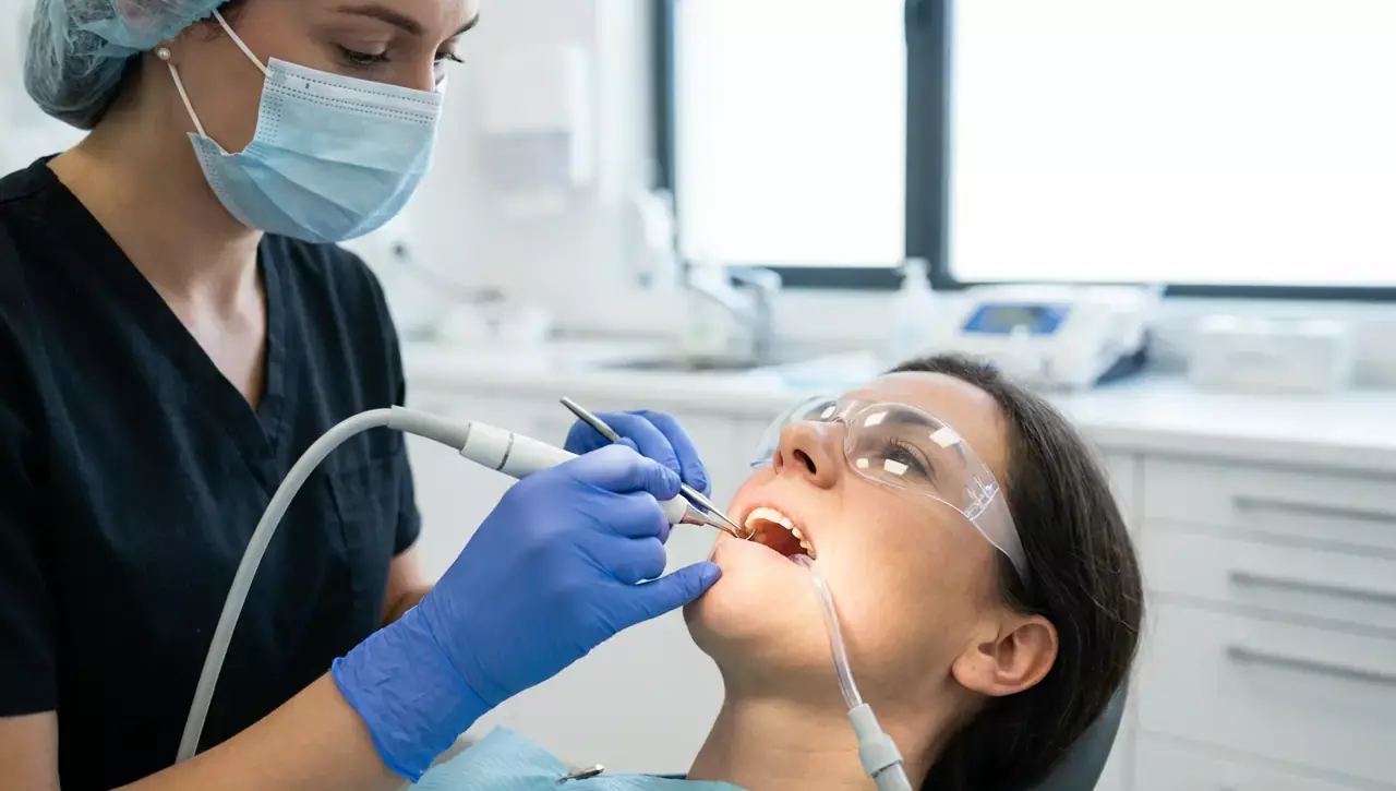 Professionelle Zahnreinigung (PZR) mit Ultraschall in München - Dr. Sinseder & Kollegen